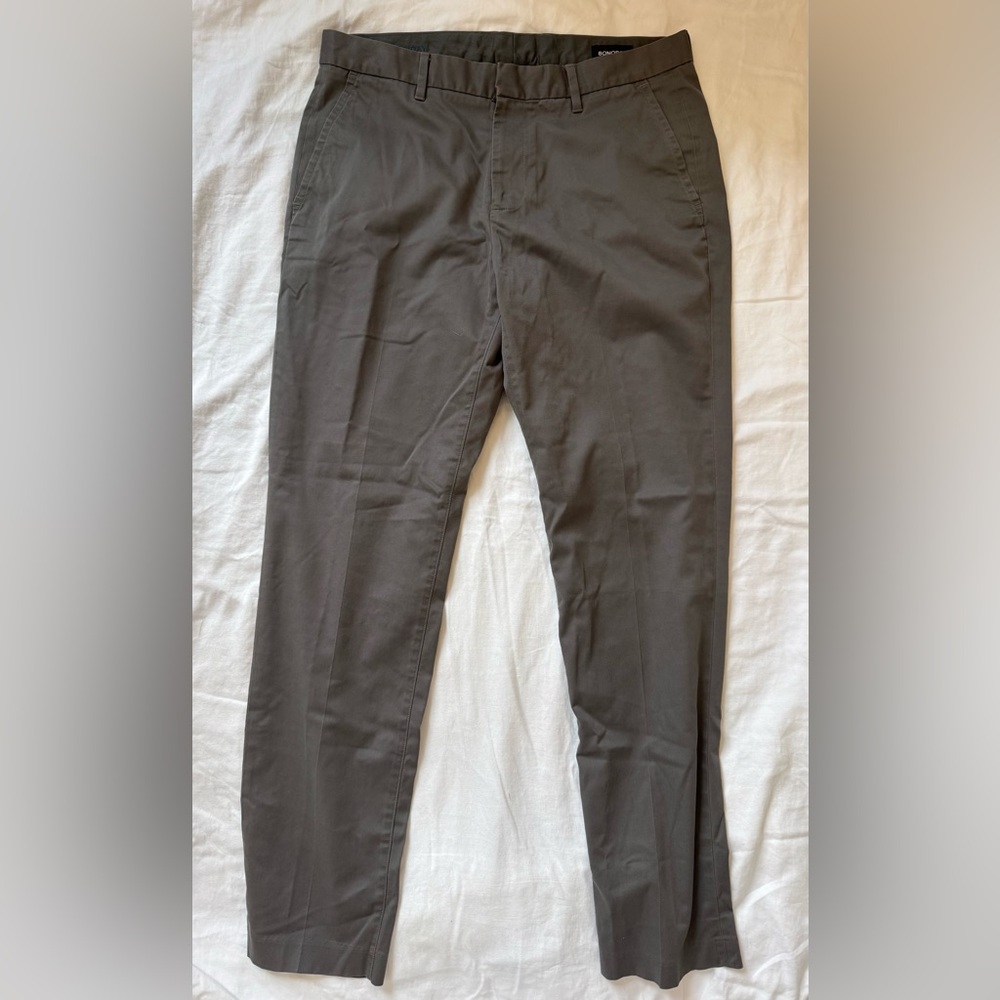 Bonobos Weekday Warrior Dress Pants Friday Steel Athletic Fit Size 33/32
